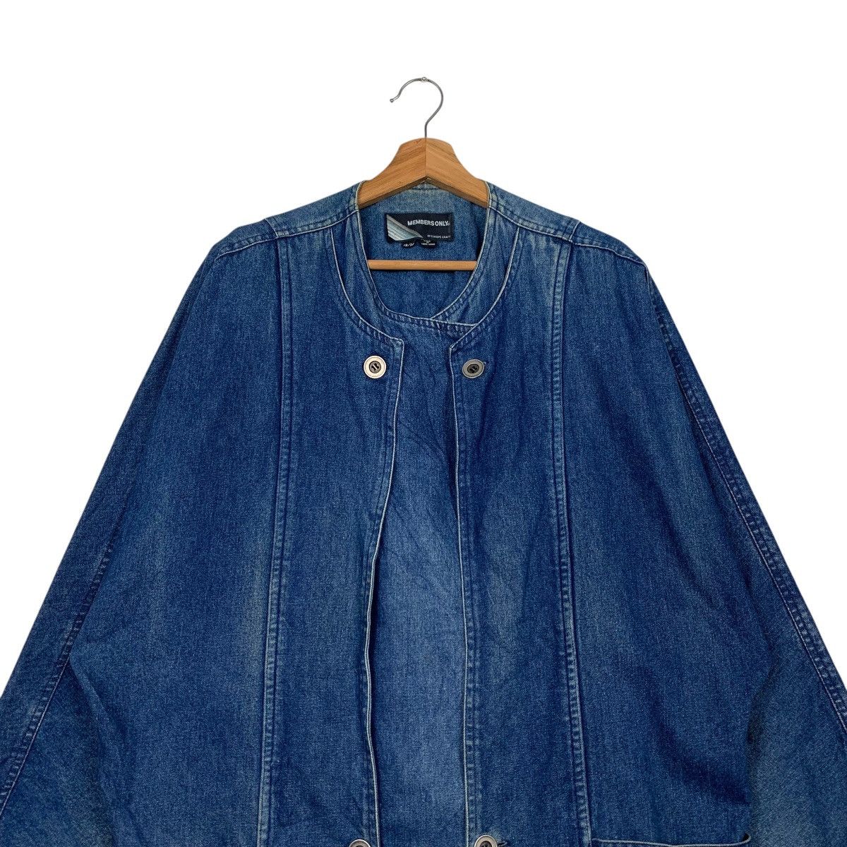 Japanese Brand MEMBERS ONLY Denim Casual Jacket Jean Jacket #2188-C97 Size US L / EU 52-54 / 3 - 2 Thumbnail