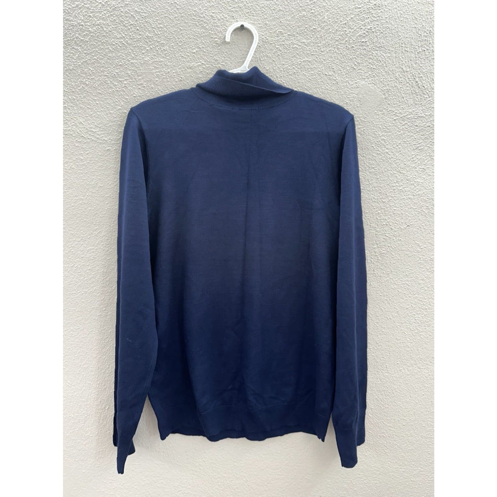 Architect Architect Womens Sweater XL Peacoat Navy Blue Turtleneck Pullover NWTs Solid Bohemian Classic Size XL / US 12-14 / IT 48-50 - 7 Thumbnail