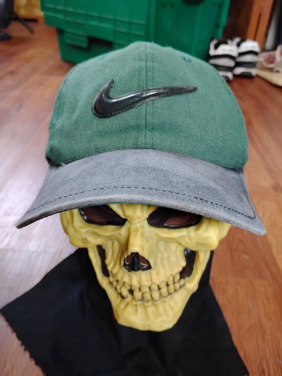 Other Vintage 90s Nike Swoosh Logo Two Tone Snap Hat Cap Size ONE SIZE - 1 Thumbnail