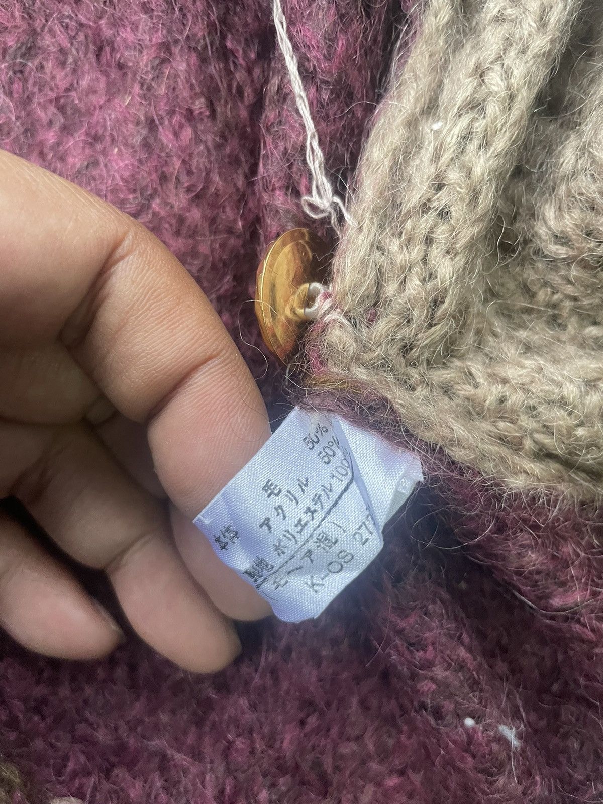 Japanese Brand Vintage Mohair Jacket Size M / US 6-8 / IT 42-44 - 13 Thumbnail