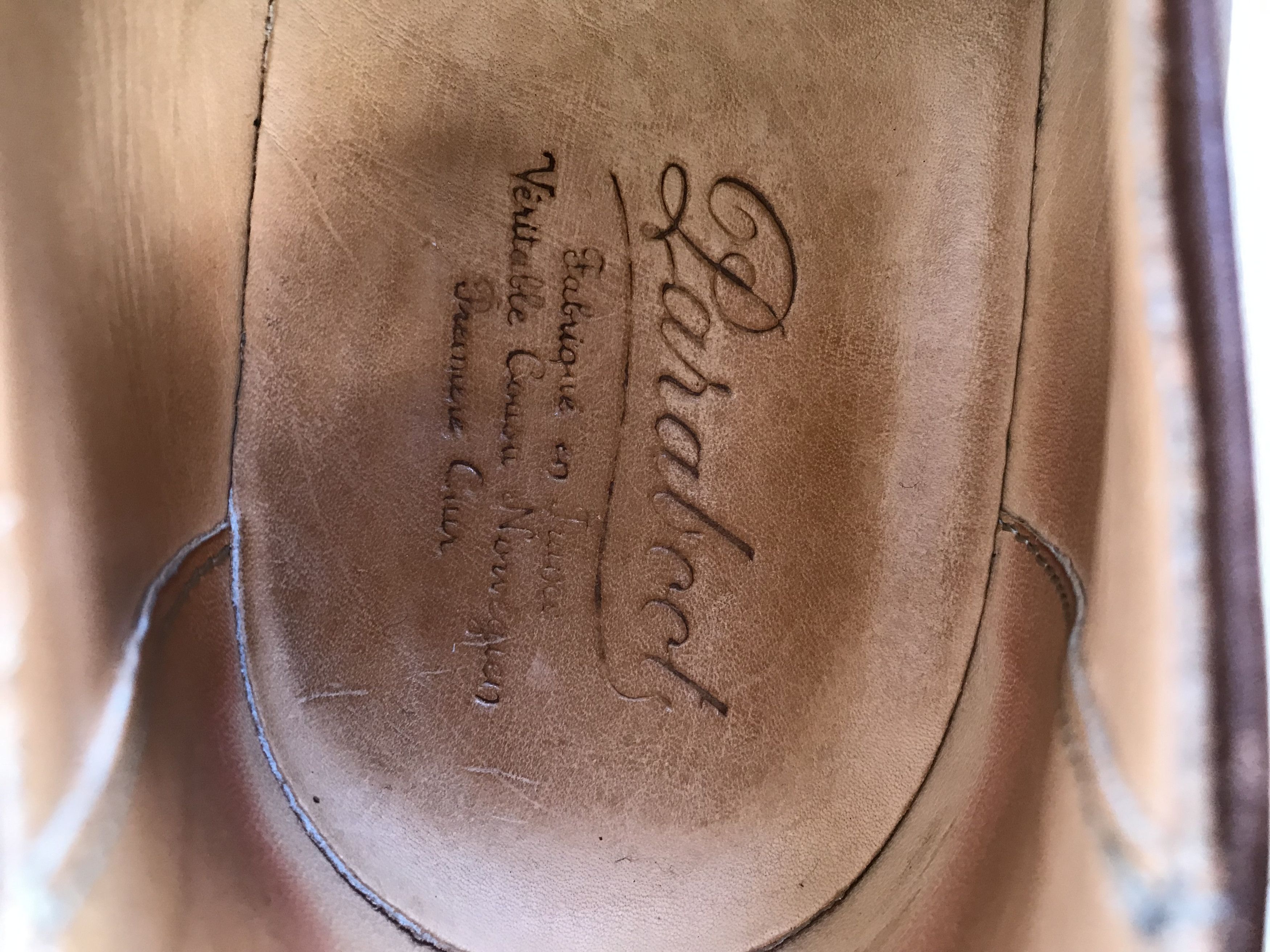 Paraboot Paraboot Brown Brogue Leather Derby Shoes Lace Up Oxfords Size US 11 / EU 44 - 9 Thumbnail