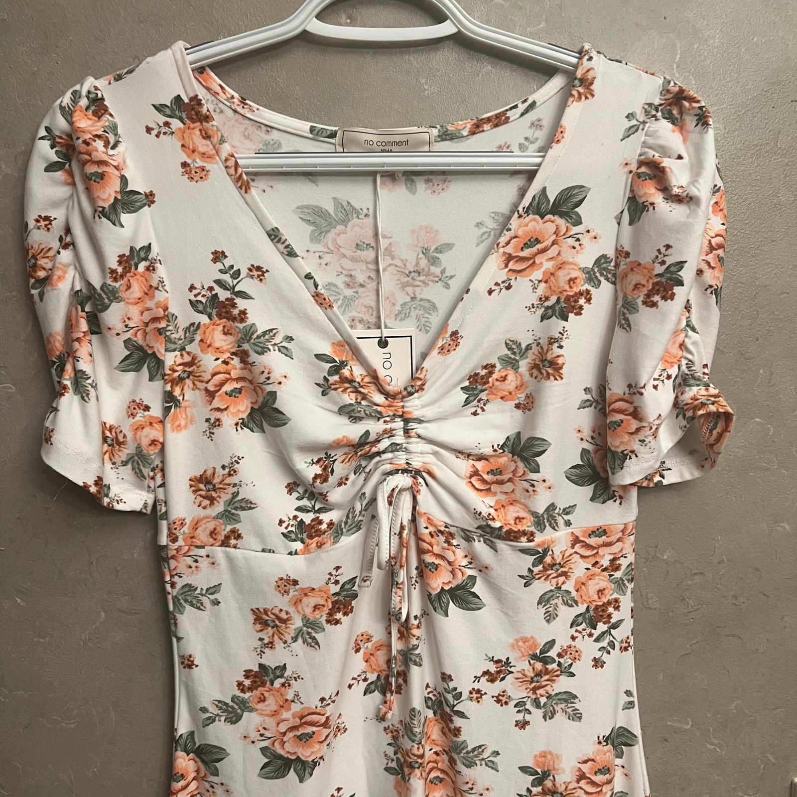 Other NWT No Comment LA Floral Cocktail Dress Medium Spring Size M / US 6-8 / IT 42-44 - 4 Thumbnail