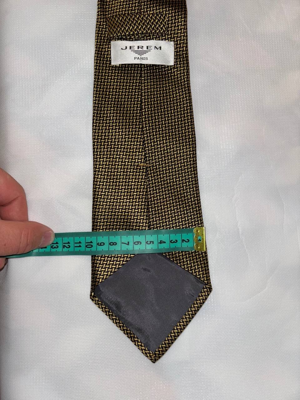 Vintage JEREM Paris men's 100% silk tie, Vintage Made in France Size ONE SIZE - 3 Thumbnail