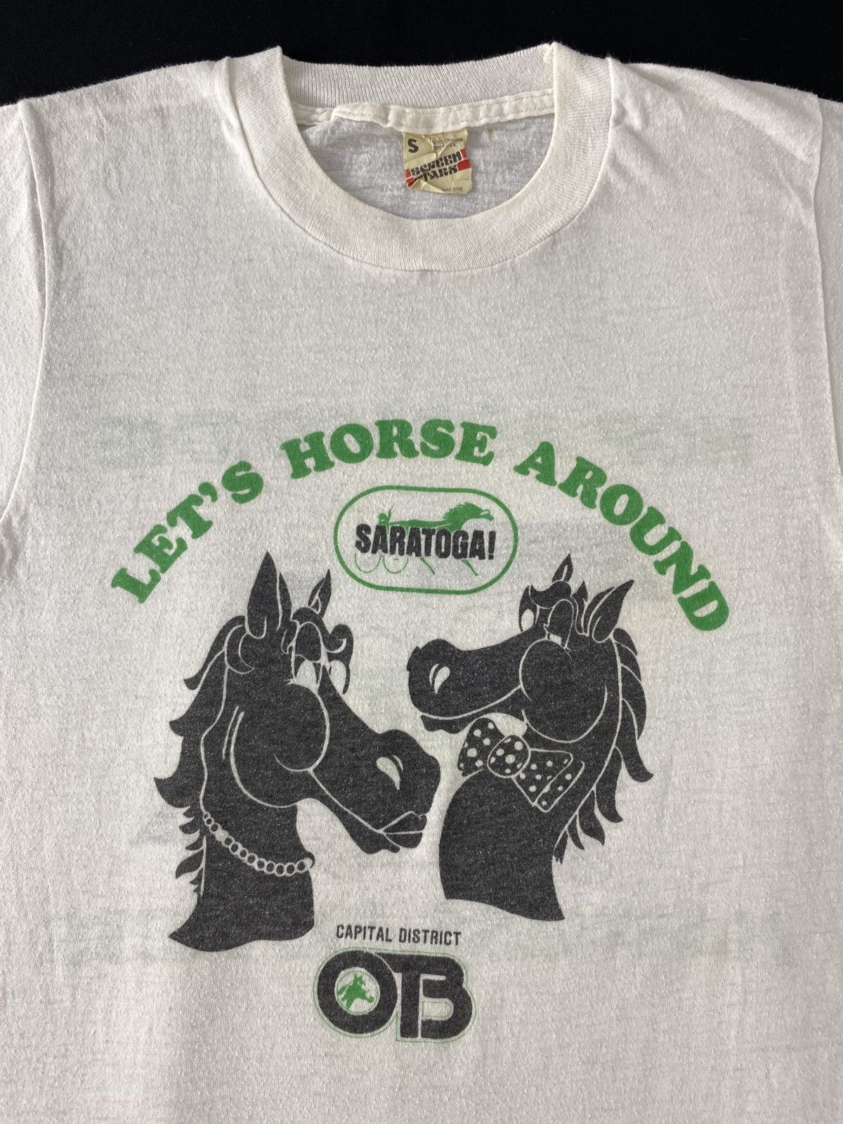 Other 90s Screen Star Lets Horse Around Saratoga Printed Tee Size US S / EU 44-46 / 1 - 4 Thumbnail