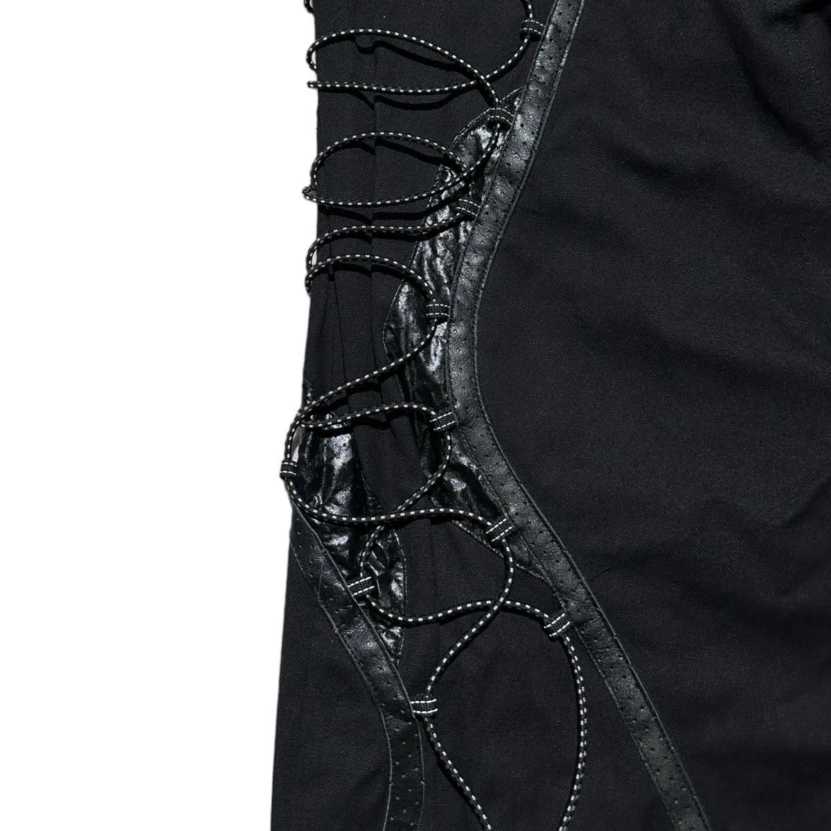 Issey Miyake 2004 bungee parachute bondage lace trouser Size US 31 - 4 Thumbnail