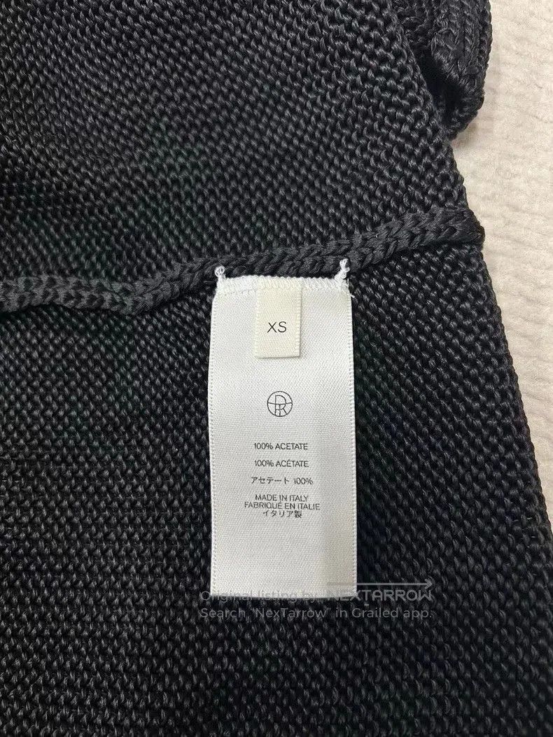 The Row Black Knit Cardigan XS.