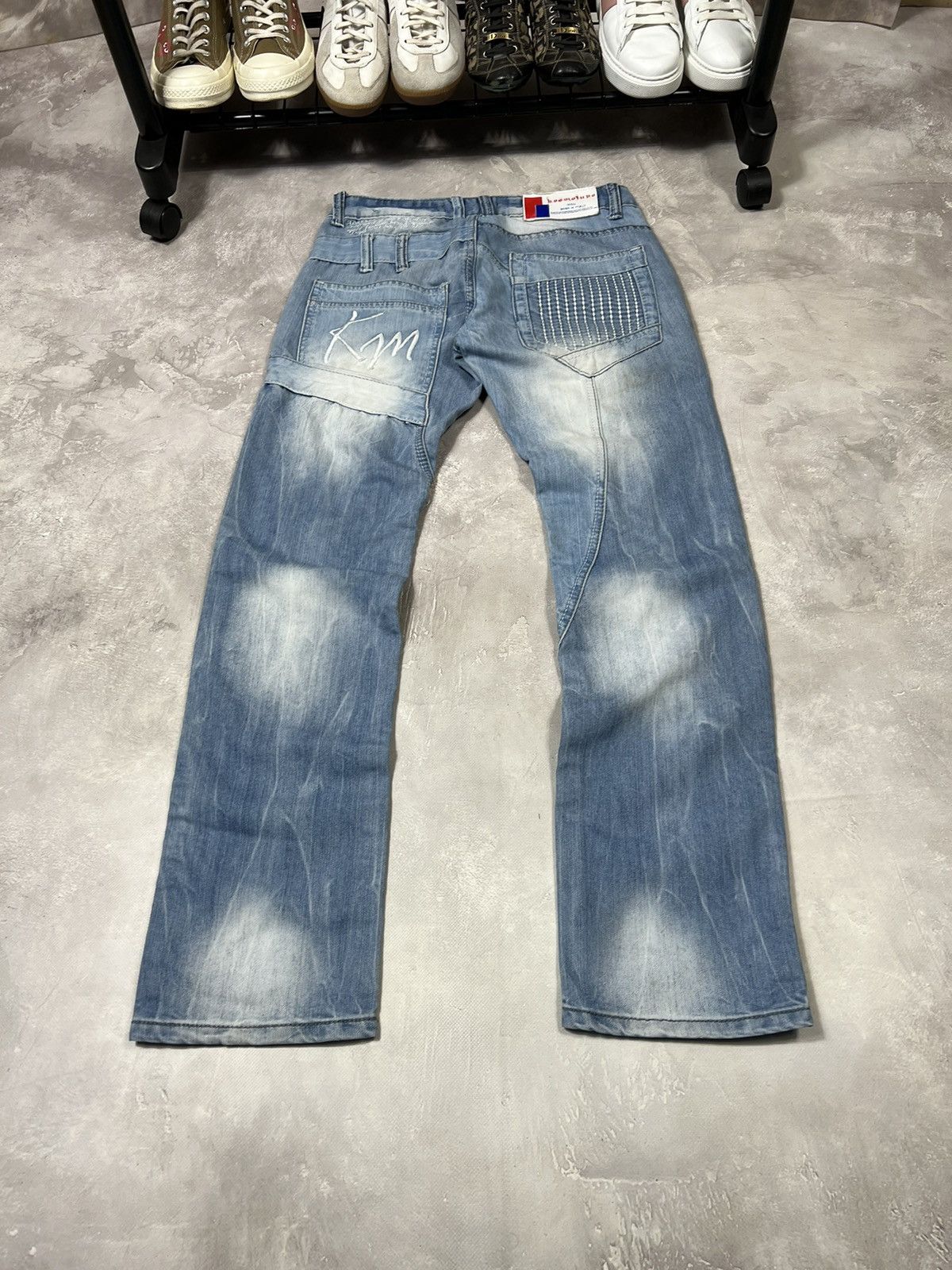 Vintage Vintage Kosmo Lupo Fade Distressed Y2k Denim Pants Size US 30 / EU 46 - 3 Thumbnail