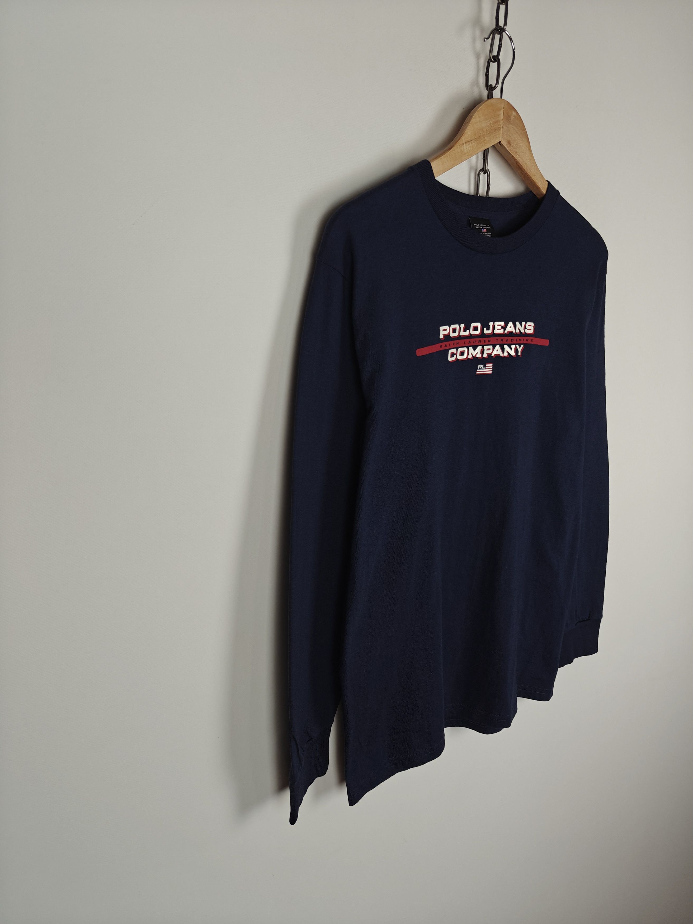 Polo Ralph Lauren Polo Jeans Ralph Lauren Longsleeve Pullover Logo M Size US M / EU 48-50 / 2 - 5 Thumbnail