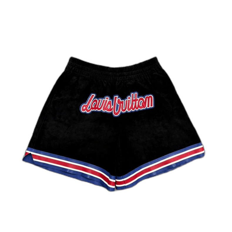 Louis Vuitton Louis Vuitton Suede Embroidered Shorts-yf Size US 27 - 1 Thumbnail