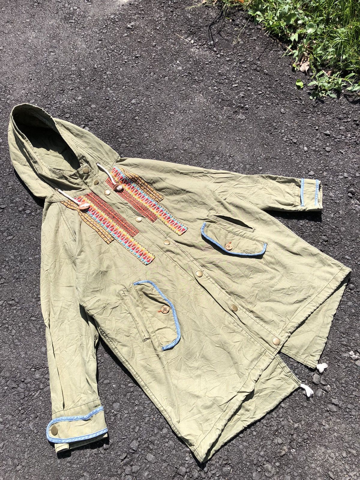 Japanese Brand Vintage 90s Titicaca Navajo Parka Hoodies Size L / US 10 / IT 46 - 3 Thumbnail
