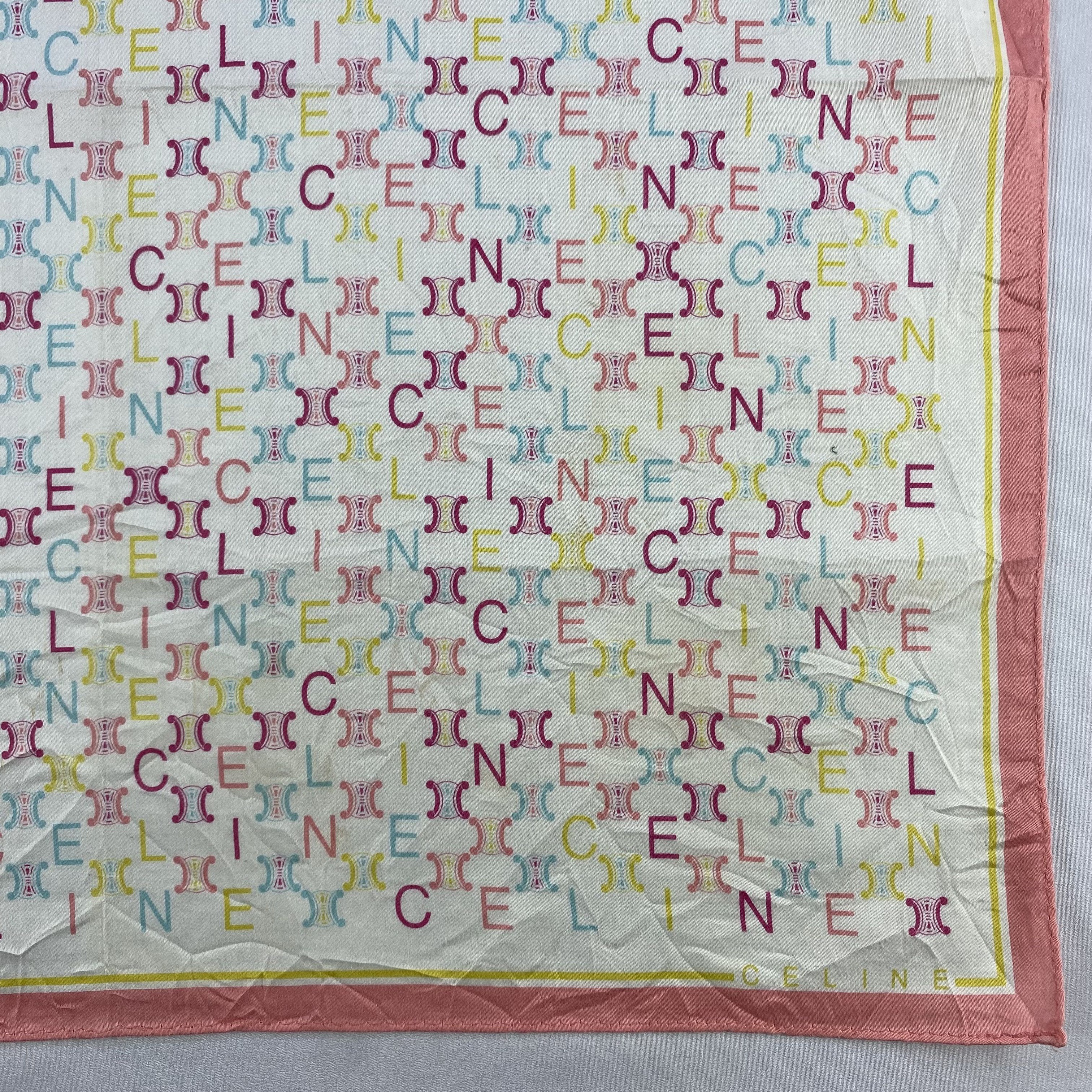 Celine × Vintage Celine Bandana/ Handkerchief / Neckerchief Size ONE SIZE - 3 Thumbnail