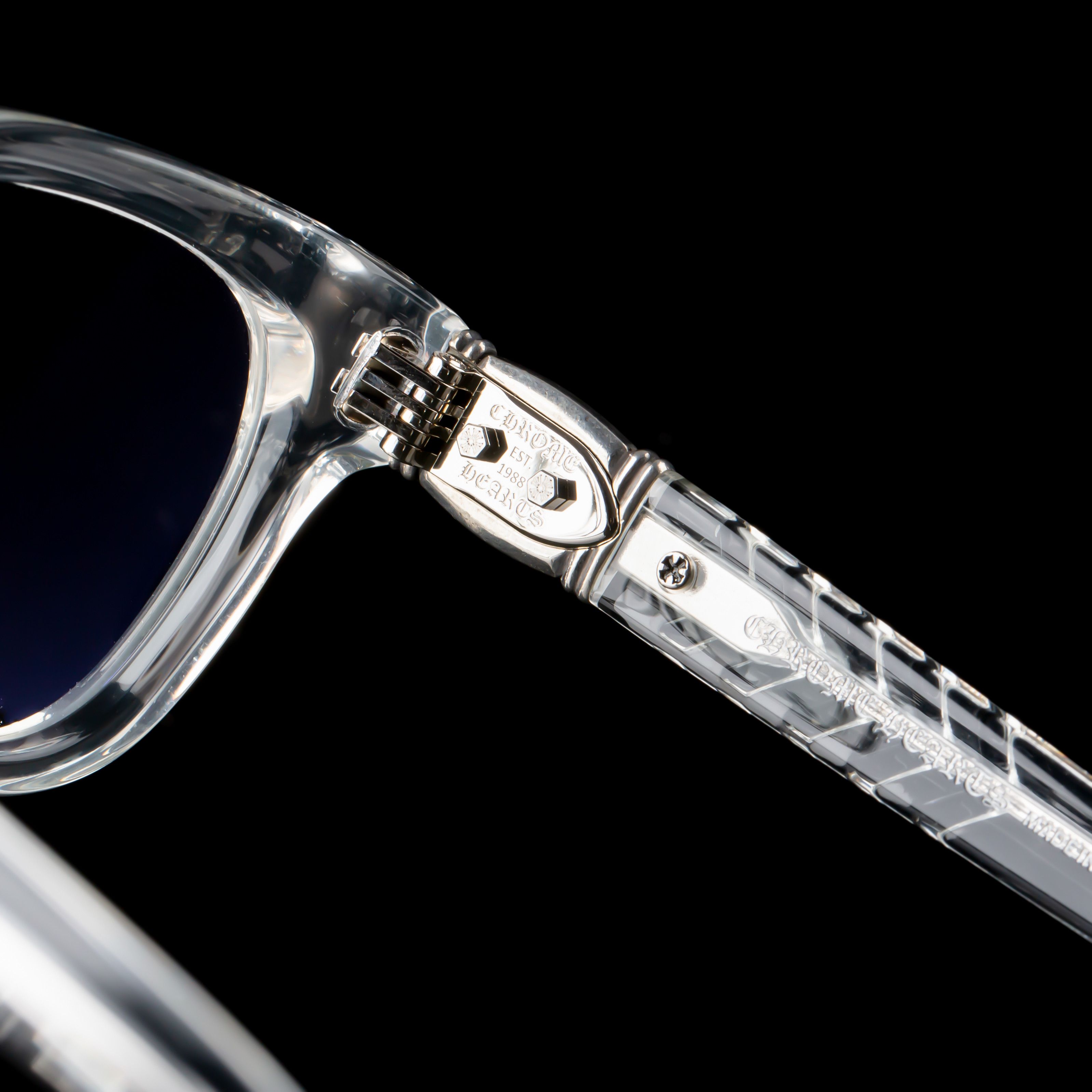 Chrome Hearts CHROME HEARTS WELL HELL YEAH CRYSTAL GLASSES Size ONE SIZE - 4 Thumbnail