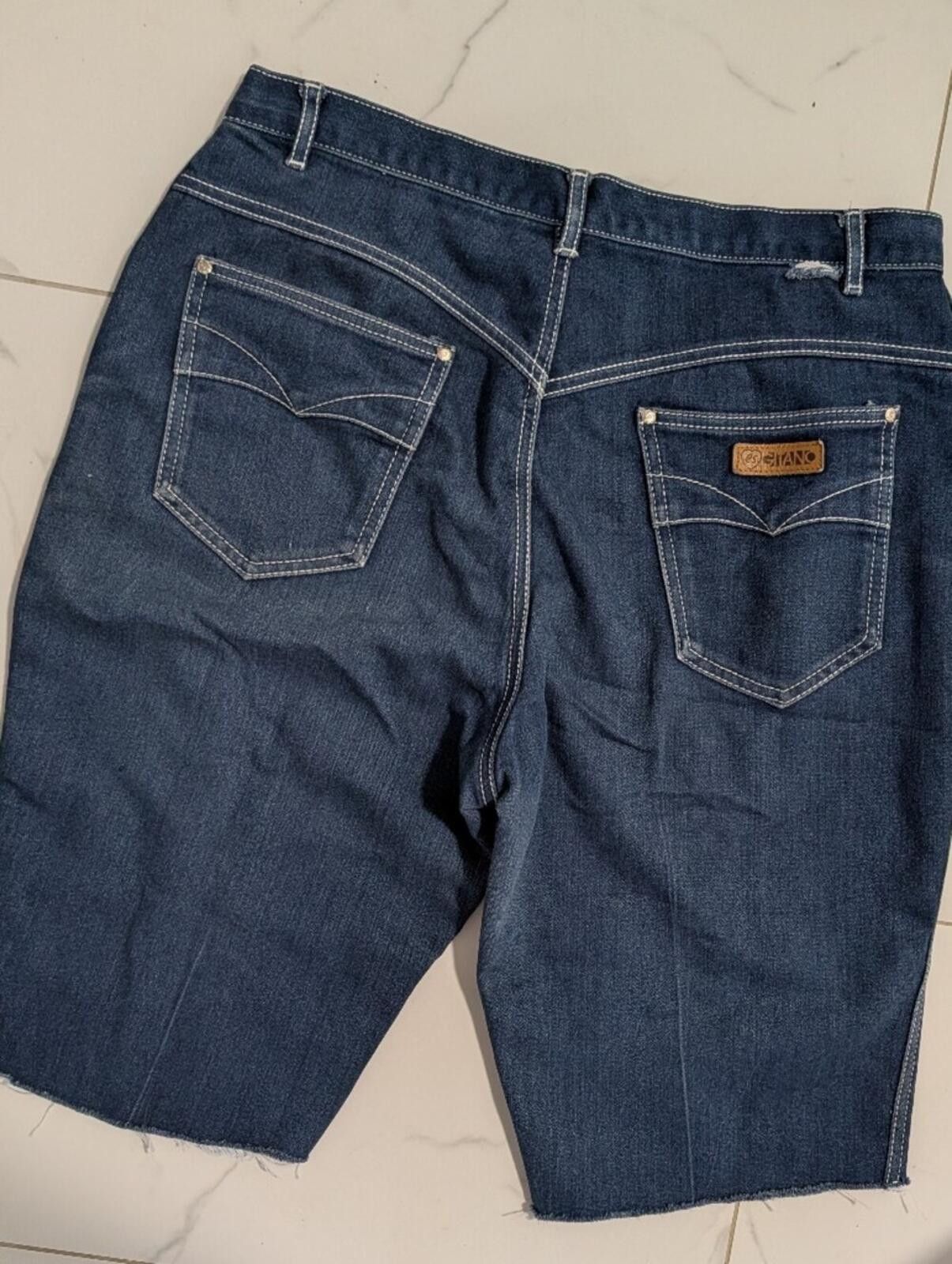 Other Vintage Gitano Dark Blue Men’s Denim Jeans Shorts Size US 34 / EU 50 - 4 Thumbnail