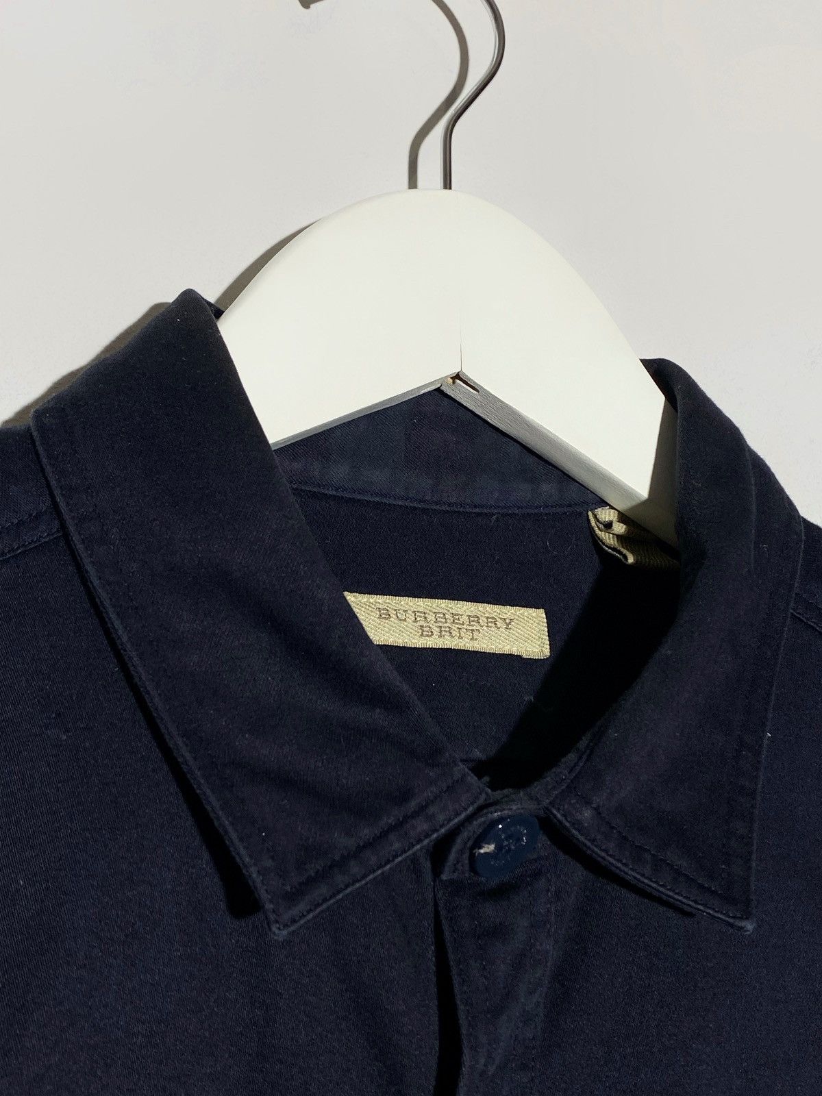 Burberry Burberry Brit Pockets Button Up Shirt Midnight Blue Size US L / EU 52-54 / 3 - 5 Thumbnail