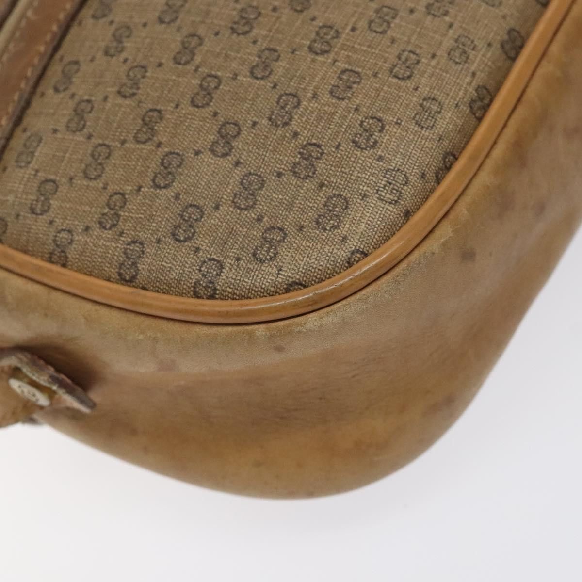 Gucci GUCCI Micro GG Supreme Shoulder Bag Pvc Beige Gold Size ONE SIZE - 11 Thumbnail