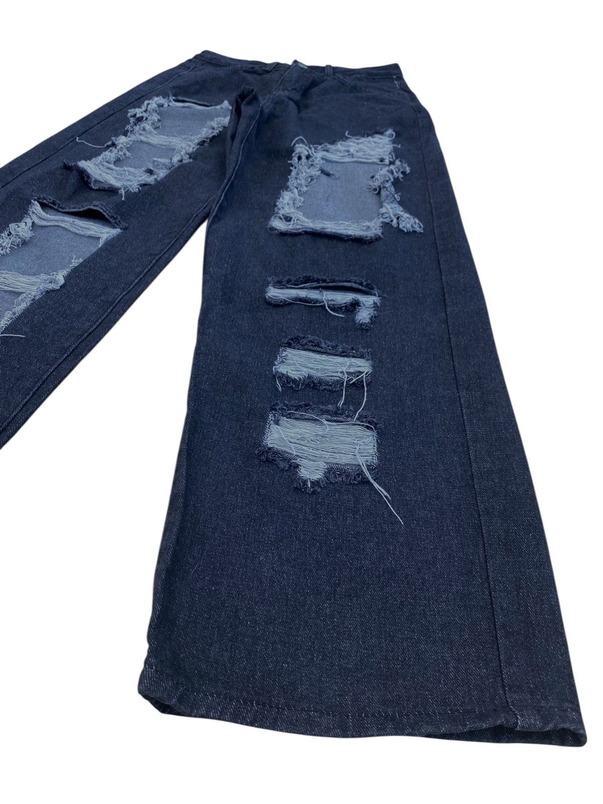 Japanese Brand Japanese Brand Black Wash Distressed Style Baggy Jeans Size US 28 / EU 44 - 8 Thumbnail