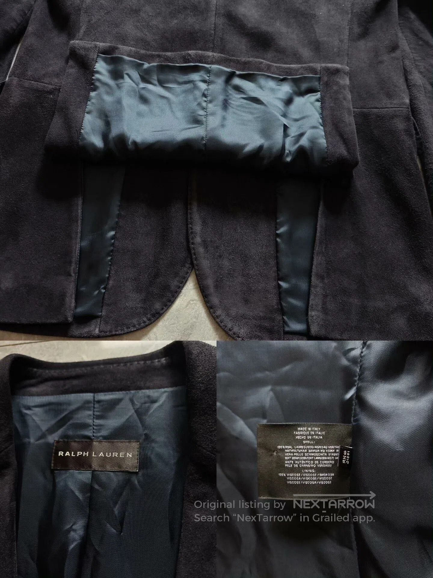 Ralph Lauren Black Label Ralph Lauren Black Label Suede Blazer Jacket. Size US M / EU 48-50 / 2 - 5 Thumbnail