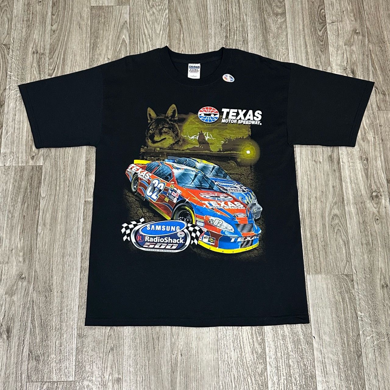 NASCAR × Vintage VTG Y2K Texas Motor Speedway RadioShack 500 Nascar T-Shirt Size US L / EU 52-54 / 3 - 1 Thumbnail