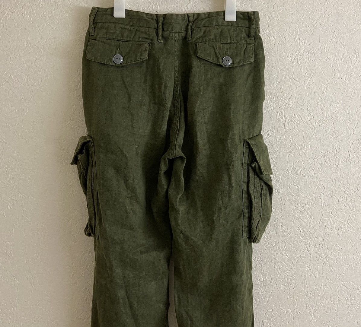 Kapital KAPITAL cotton linen cargo pants Size US 28 / EU 44 - 4 Thumbnail