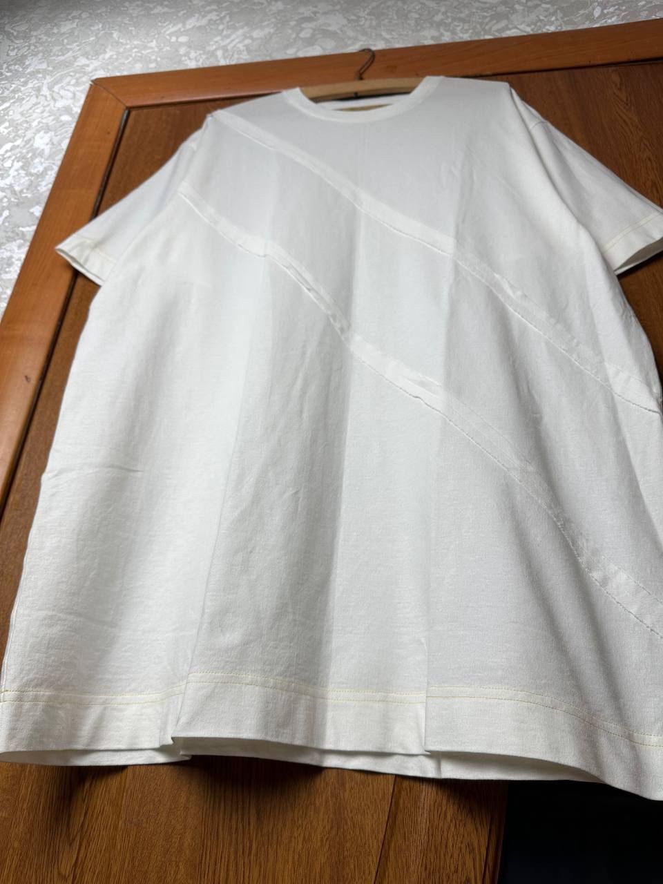 Maison Margiela Maison Margiela White Raw Hem T-Shirt Dress Size L / US 10 / IT 46 - 4 Thumbnail