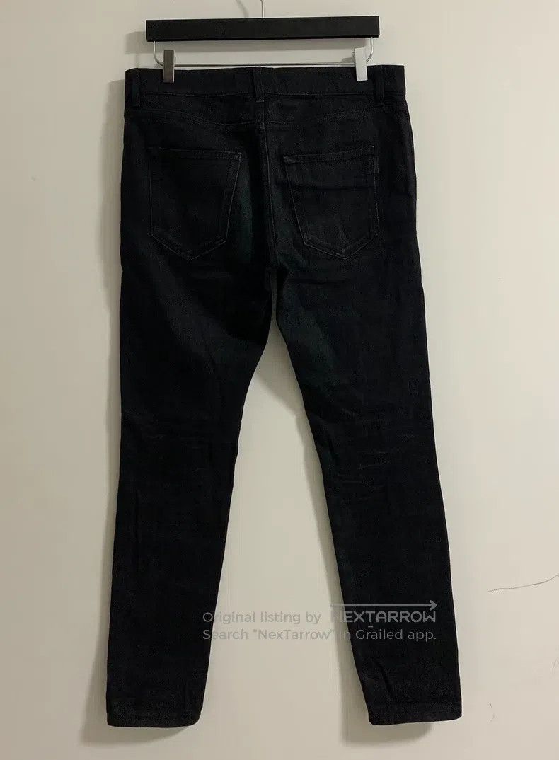 Saint Laurent Paris Saint Laurent Paris Black Basic Denim Pants Size US 33 - 2 Thumbnail