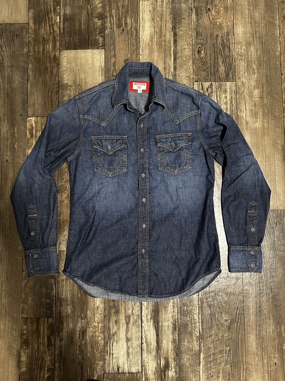 True Religion True Religion Denim Western Button Up Size US M / EU 48-50 / 2 - 1 Thumbnail