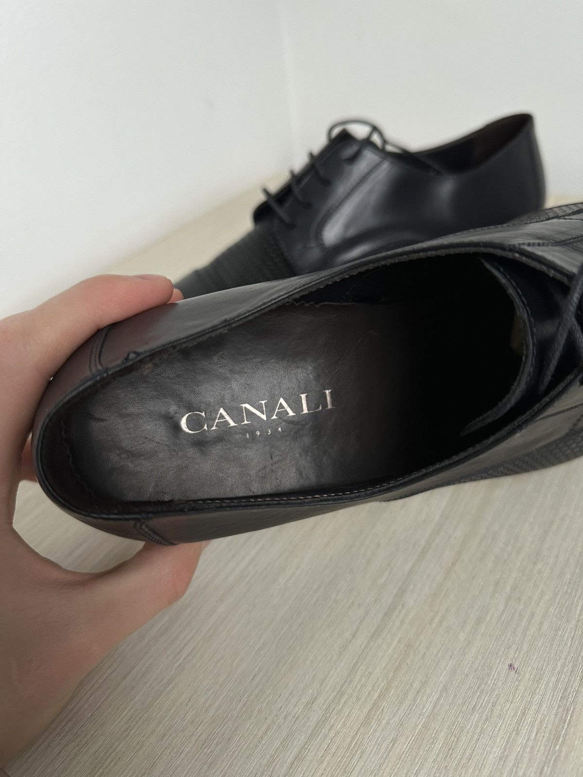Canali Canali Leather Oxford Shoes Size US 8 / EU 41 - 3 Thumbnail