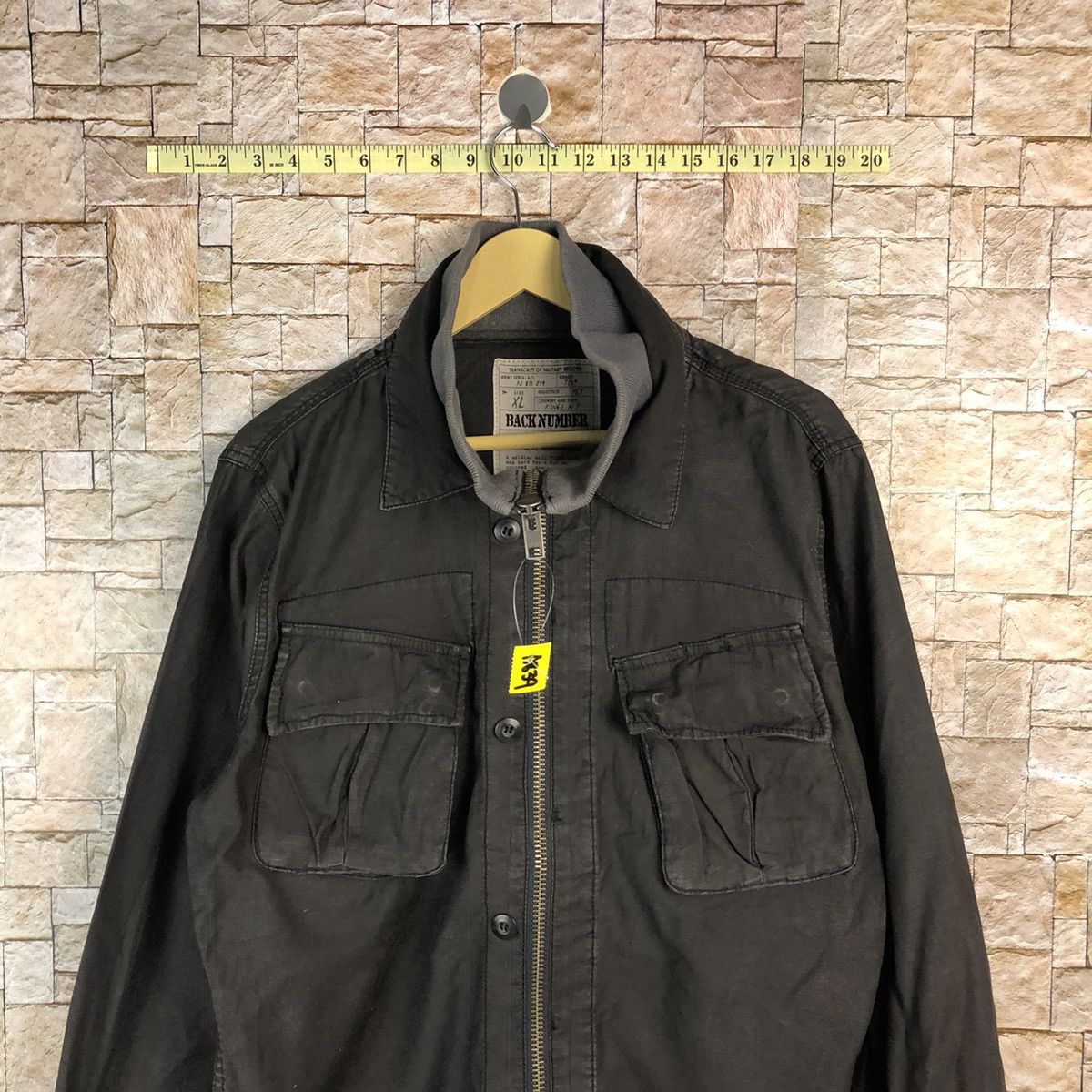 Japanese Brand Back Number Black Bombers Jacket #A839 Size US XL / EU 56 / 4 - 2 Thumbnail