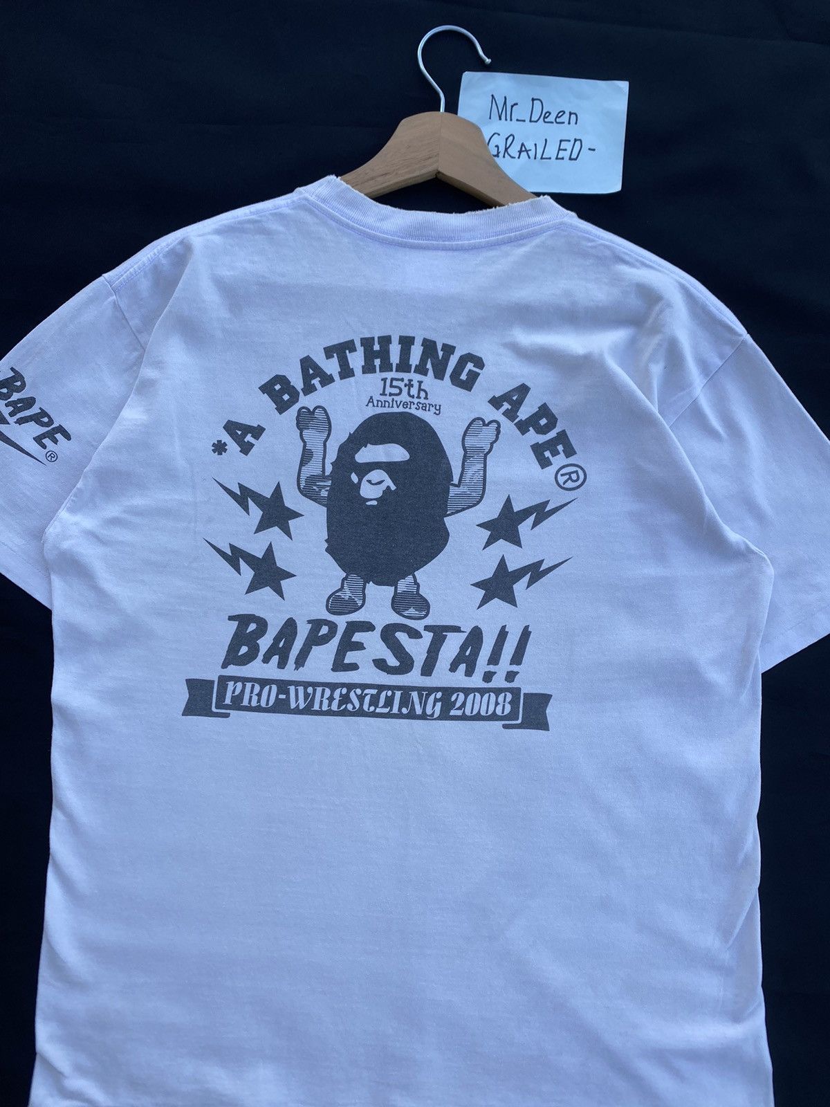 Bape Rare SS2008 BAPE Baby Milo x Nigo 15th Anniversary Tshirt Size US M / EU 48-50 / 2 - 22 Thumbnail