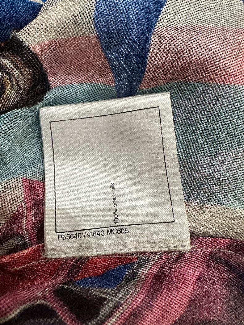 Chanel Chanel Cuba series show color printed silk gauze skirt hal Size 42" / US 20 - 8 Thumbnail