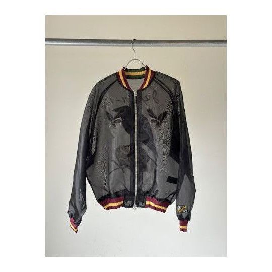 Kapital Kapital Sheer Gauze crow skull Souvenir jacket size 3 Size US L / EU 52-54 / 3 - 2 Thumbnail