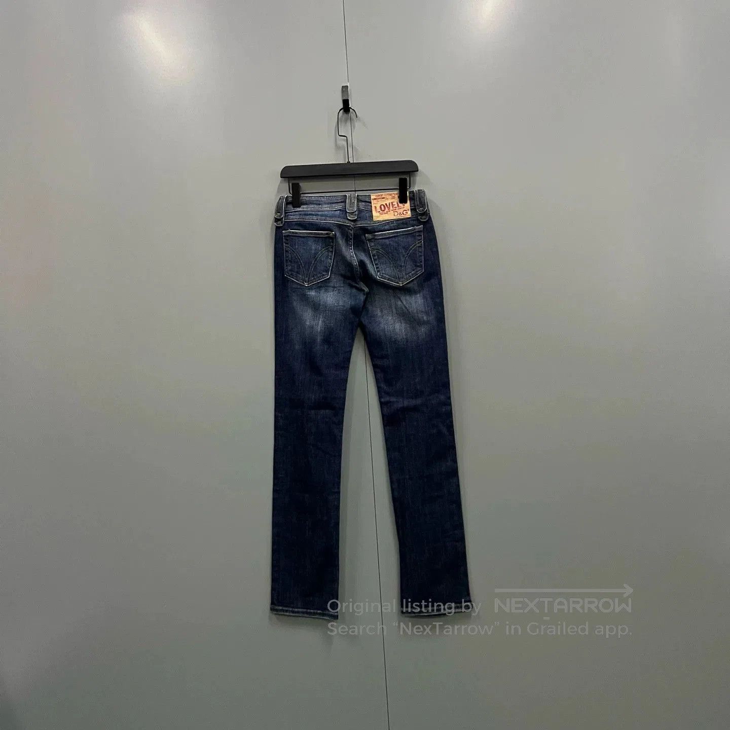 Dolce & Gabbana Dolce Gabbana Dark Blue Straight Jeans 25. Size 25" / US 0 / IT 36 - 2 Thumbnail