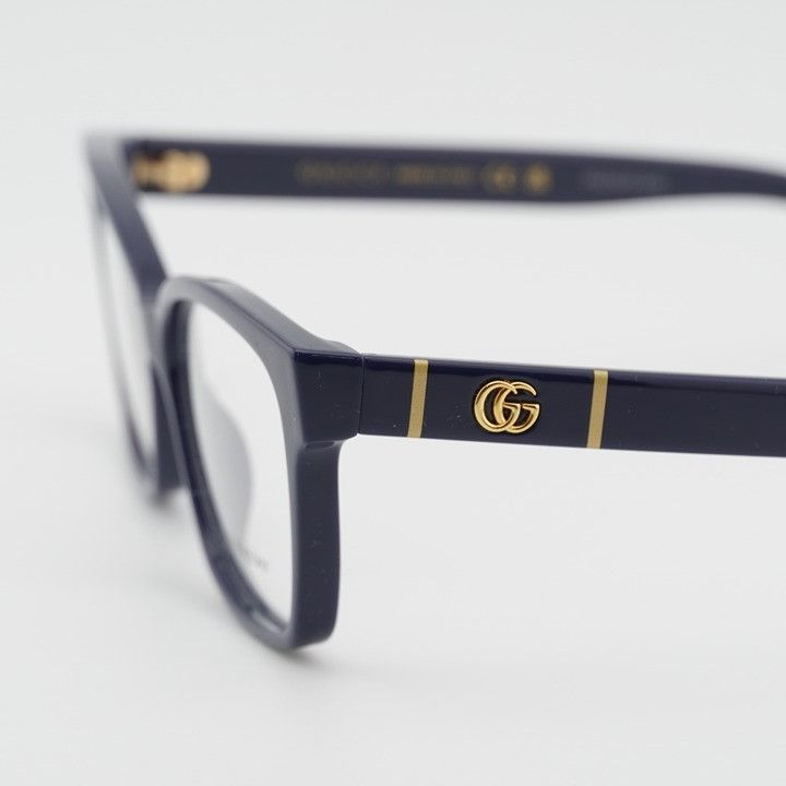 Gucci Gucci GG0634O 004 Eyeglasses Blue 55mm Cat Eye Frame Size ONE SIZE - 9 Thumbnail