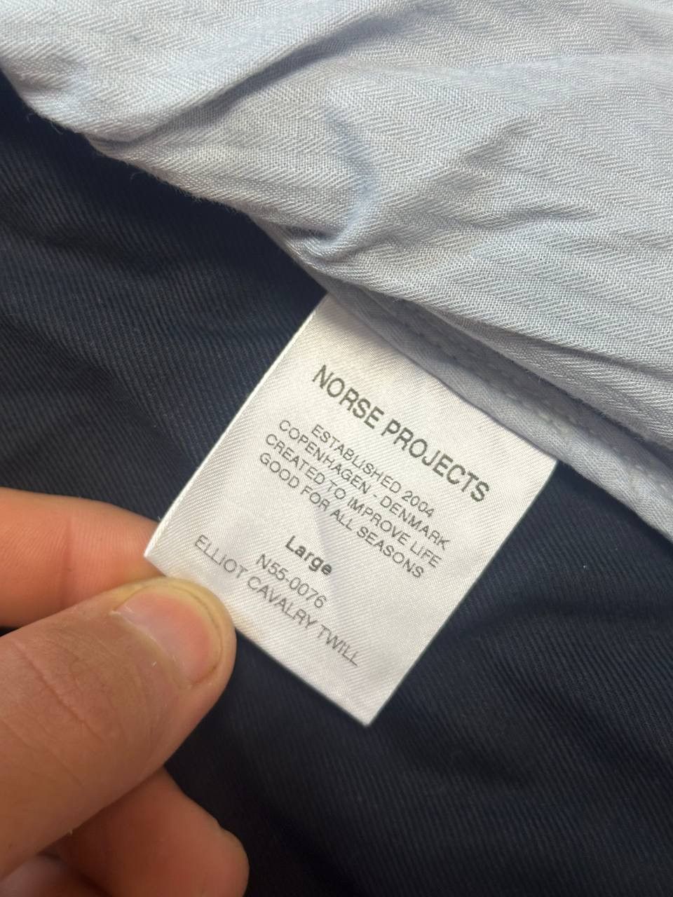 Norse Projects Norse projects jacket Elliot cavalry twill Size US L / EU 52-54 / 3 - 10 Thumbnail