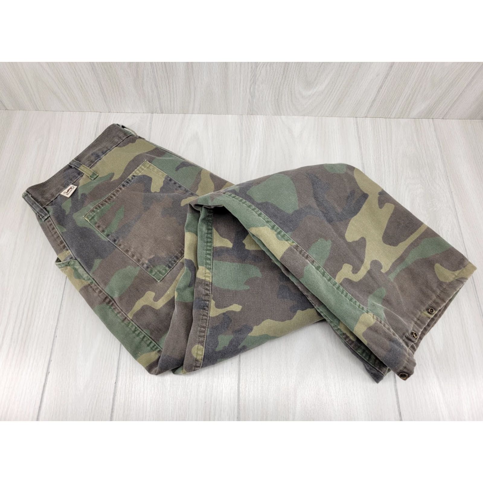 Vintage VINTAGE Duxbak Pants Camouflage Hunting Thinsulate Lined Green 33x31 Adult Regular Unisex Mens Womens Size US 33 - 4 Thumbnail