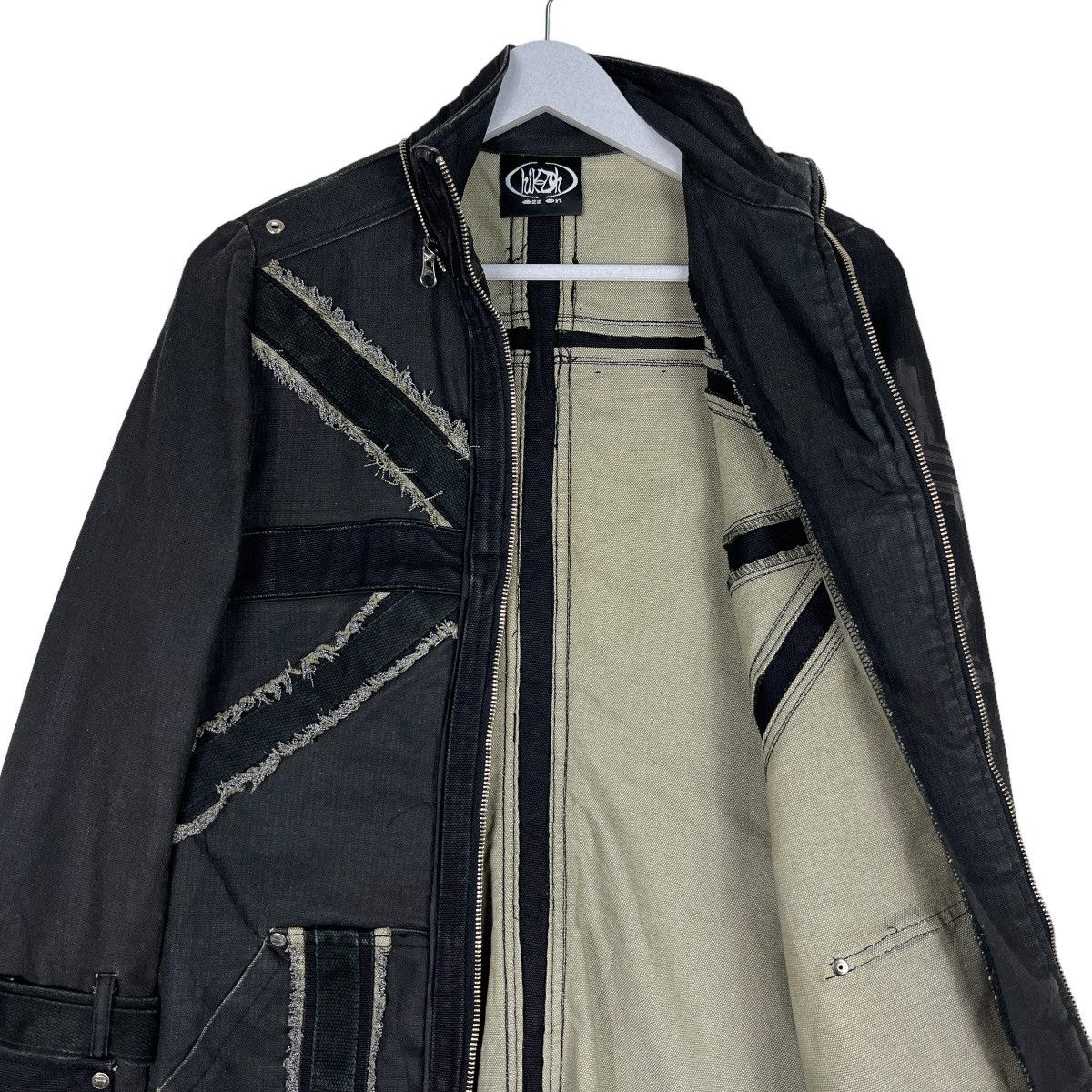 Japanese Brand 🔥 CYBERPUNK DENIM LONG JACKET Size US S / EU 44-46 / 1 - 11 Thumbnail