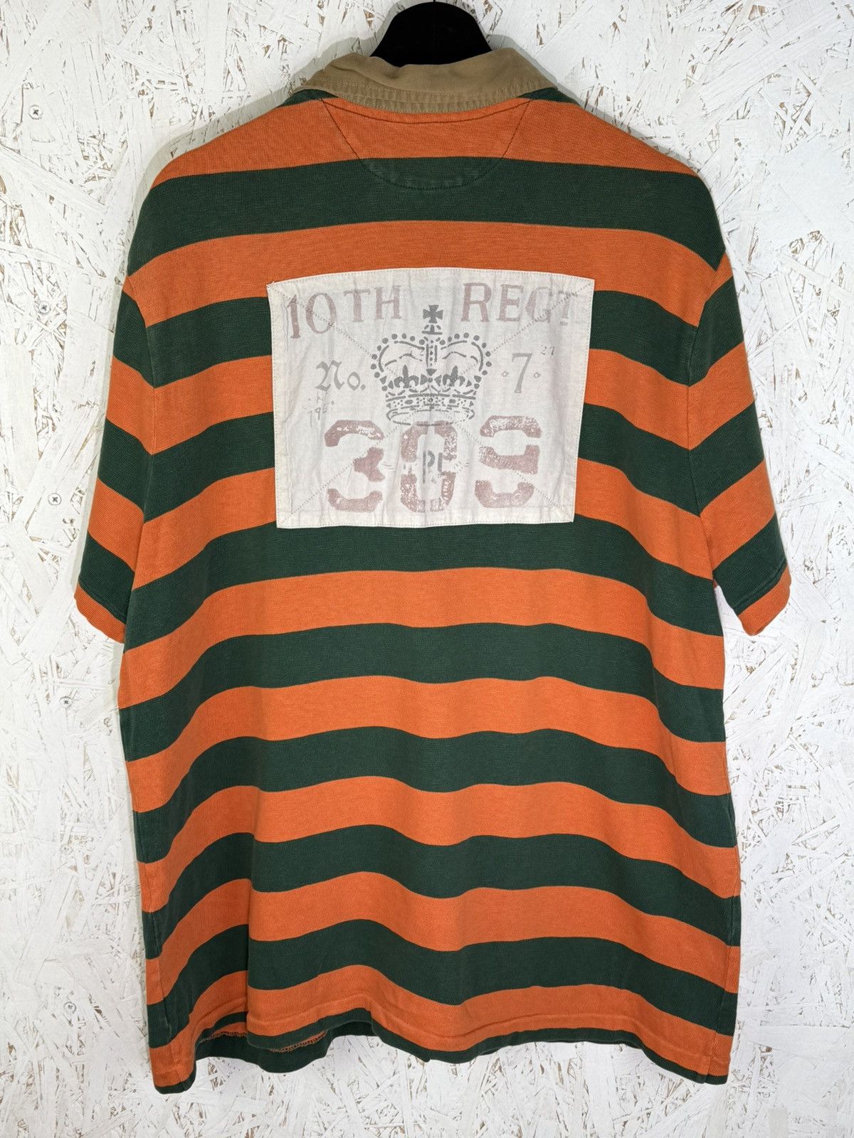 Polo Ralph Lauren 90s Polo Ralph Lauren 2nd Battalion Polo Shirt XXL Size US XXL / EU 58 / 5 - 7 Thumbnail