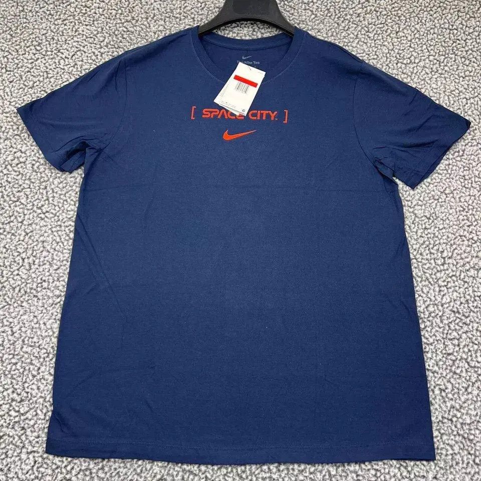 Nike Houston Astros Shirt Men Short Sleeve Crew Neck Cotton New L Size US L / EU 52-54 / 3 - 2 Thumbnail