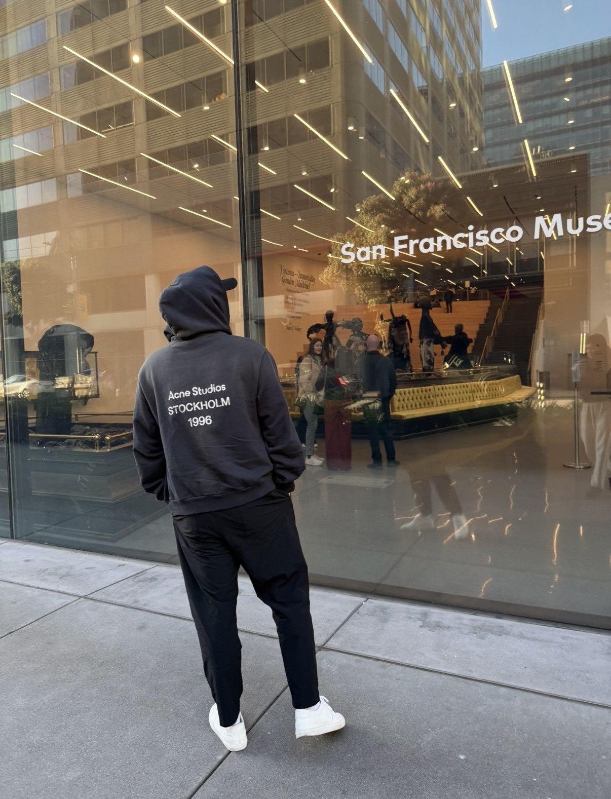 Acne Studios Acne Studios Stockholm 1996 Hoodie – Black- Large Size US L / EU 52-54 / 3 - 15 Thumbnail