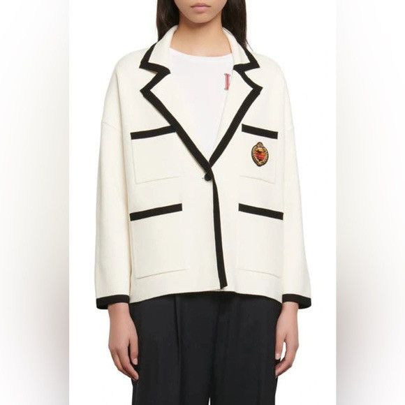 Sandro Sandro Tailored Jacket Style Cardigan Oversized Fit RRP:550€ Size M / US 6-8 / IT 42-44 - 1 Thumbnail