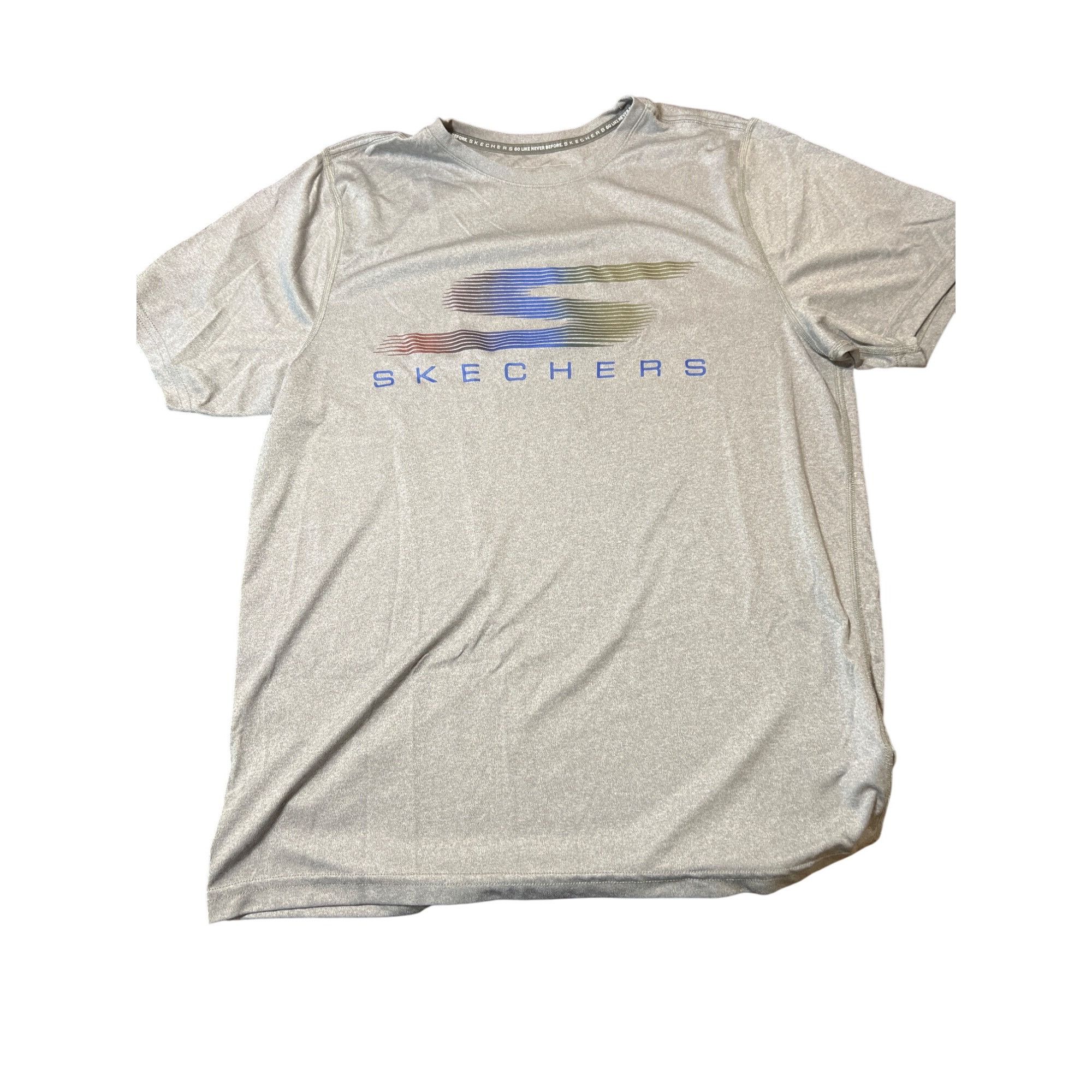 SKECHERS Skechers Mens Large Gray Performance T-Shirt Graphic Shirt 1 Size US L / EU 52-54 / 3 - 1 Thumbnail