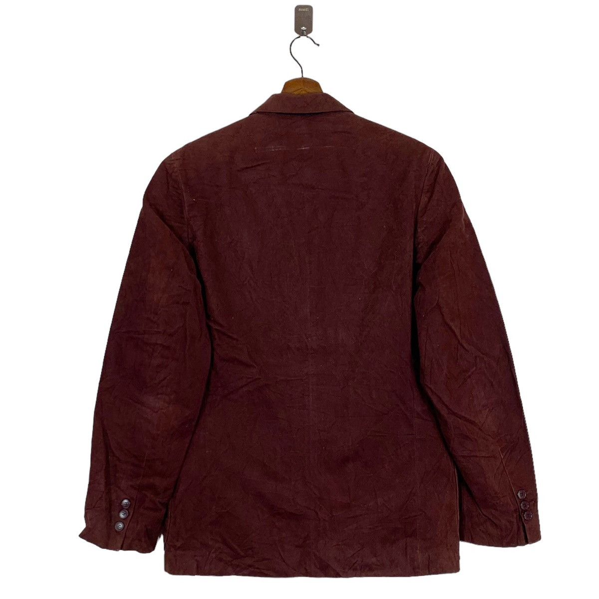 Designer × agnes b. Vintage Agnes B Homme Paris Maroon Button Jacket Size US M / EU 48-50 / 2 - 6 Thumbnail