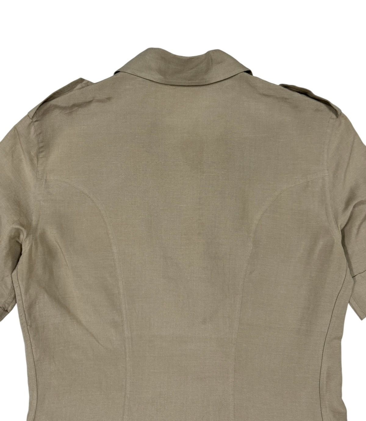 Margaret Howell × Vintage Margaret Howell England Southeastern Tan Uniform Shirt Size XS / US 0-2 / IT 36-38 - 9 Thumbnail
