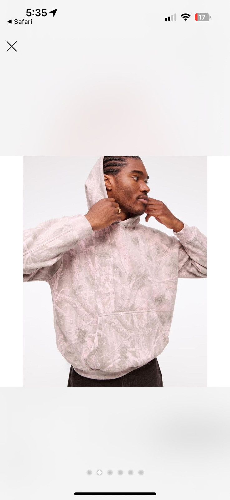 Abercrombie & Fitch Pink Camo Hoodie Size US L / EU 52-54 / 3 - 2 Thumbnail