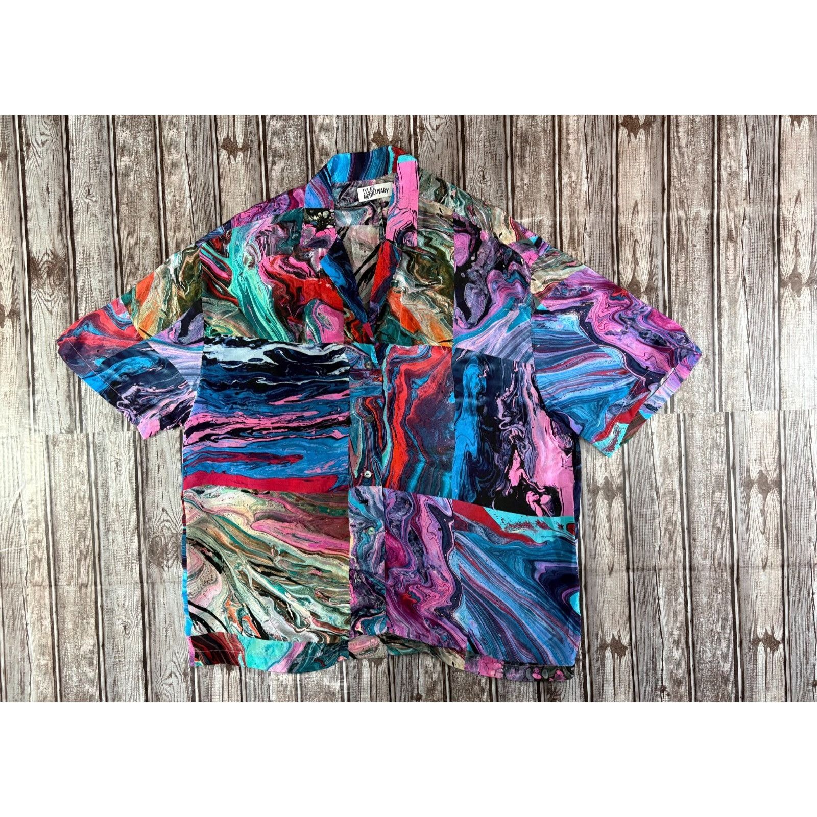 Tyler McGillivary Tyler McGillivary Kyle button down viscose Top sz S multicol Size S / US 4 / IT 40 - 2 Thumbnail