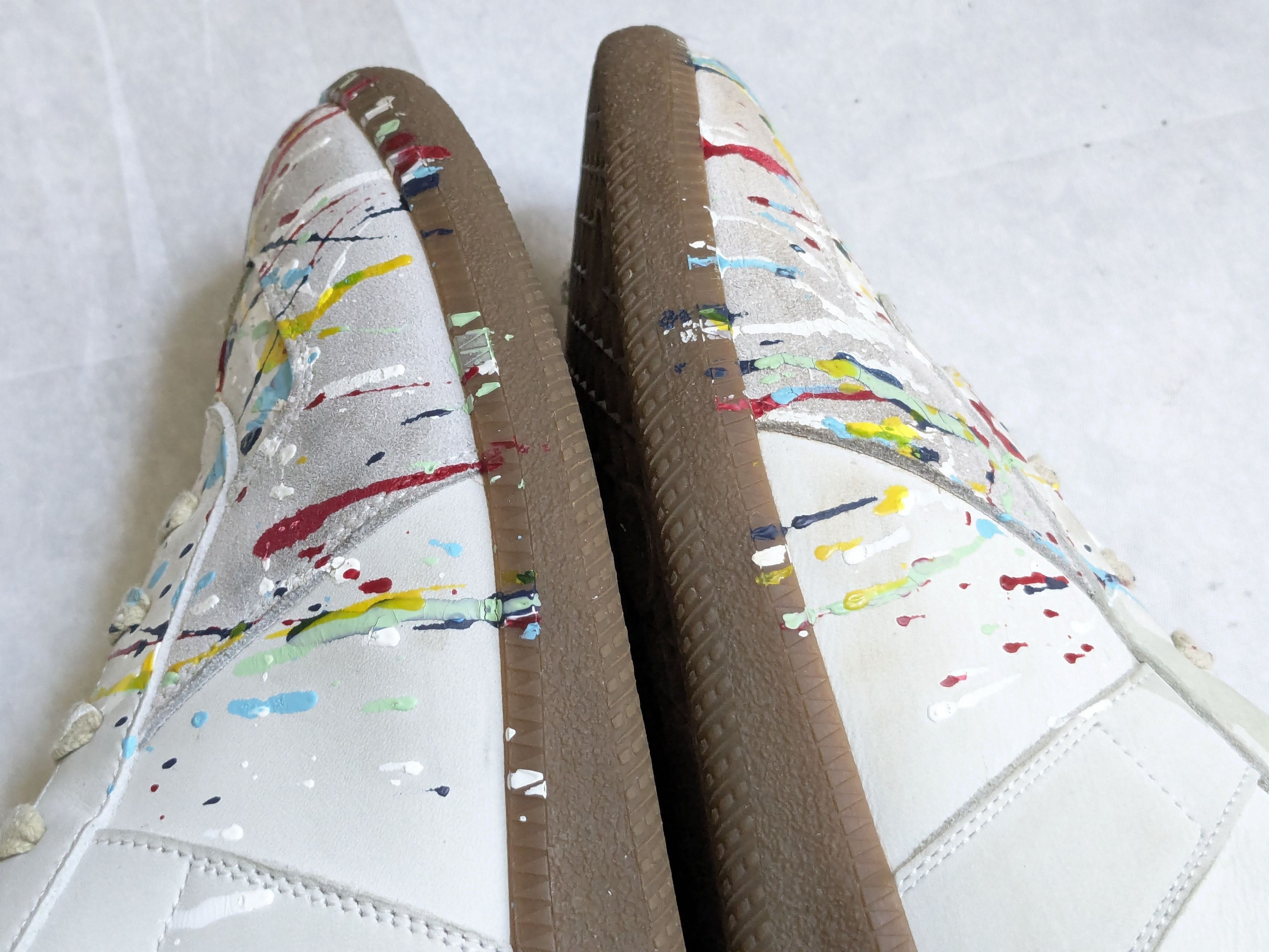 Maison Margiela Maison Margiela Replica GAT Sneaker 46.5 13.5 Paint Splatter Size US 13 / EU 46 - 8 Thumbnail