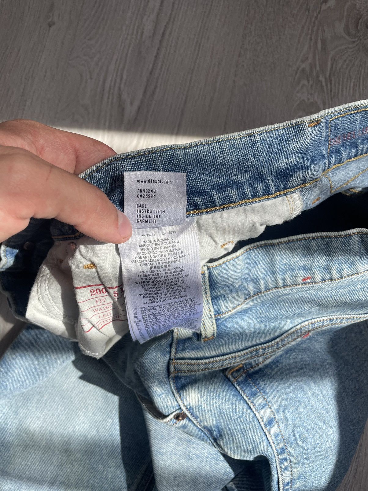 Diesel Diesel 2005 D-Fining Jeans Size US 36 / EU 52 - 9 Thumbnail