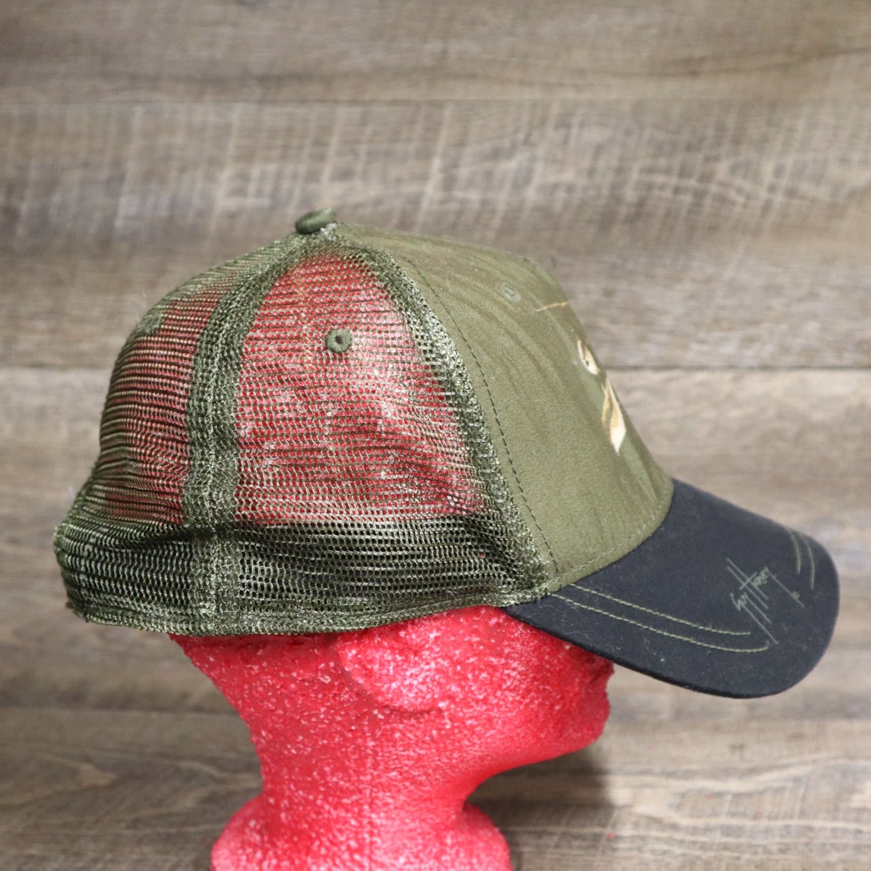 Guy Harvey Guy Harvey Baseball Cap Hat Brown Adjustable Snapback Mens Fish Fishing 90s? Size ONE SIZE - 6 Thumbnail