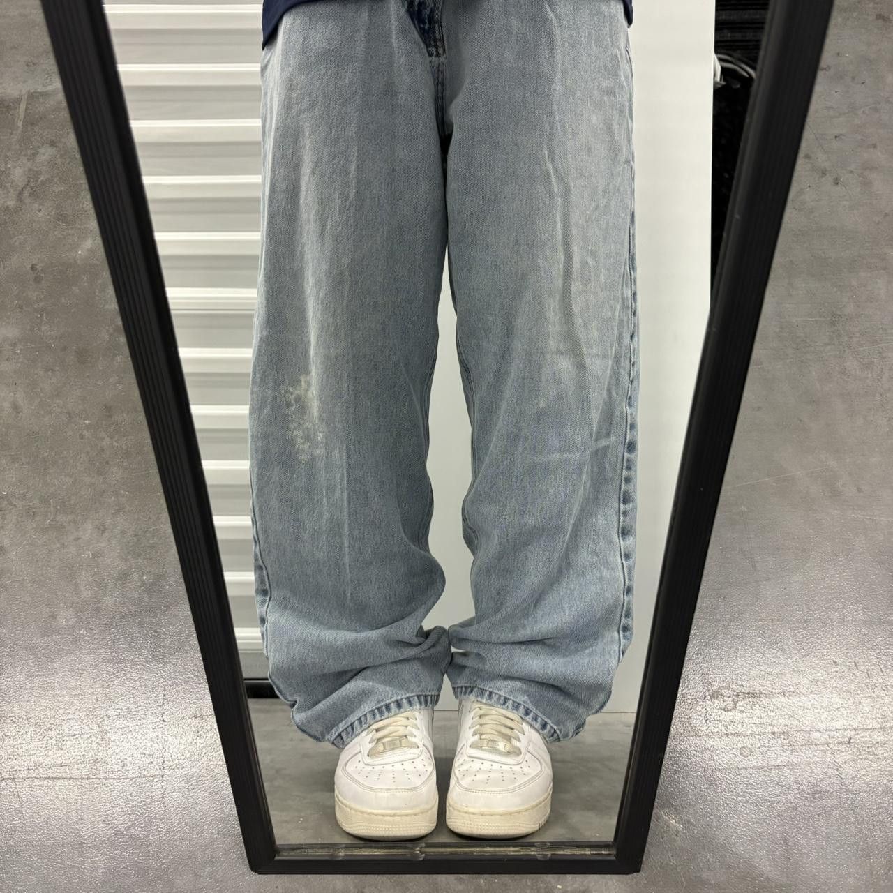 Vintage Crazy Vintage Y2K/2000s Super Baggy Skater Style Streetwear Chaps Light Wash Denim Jeans! Size US 38 / EU 54 - 1 Thumbnail