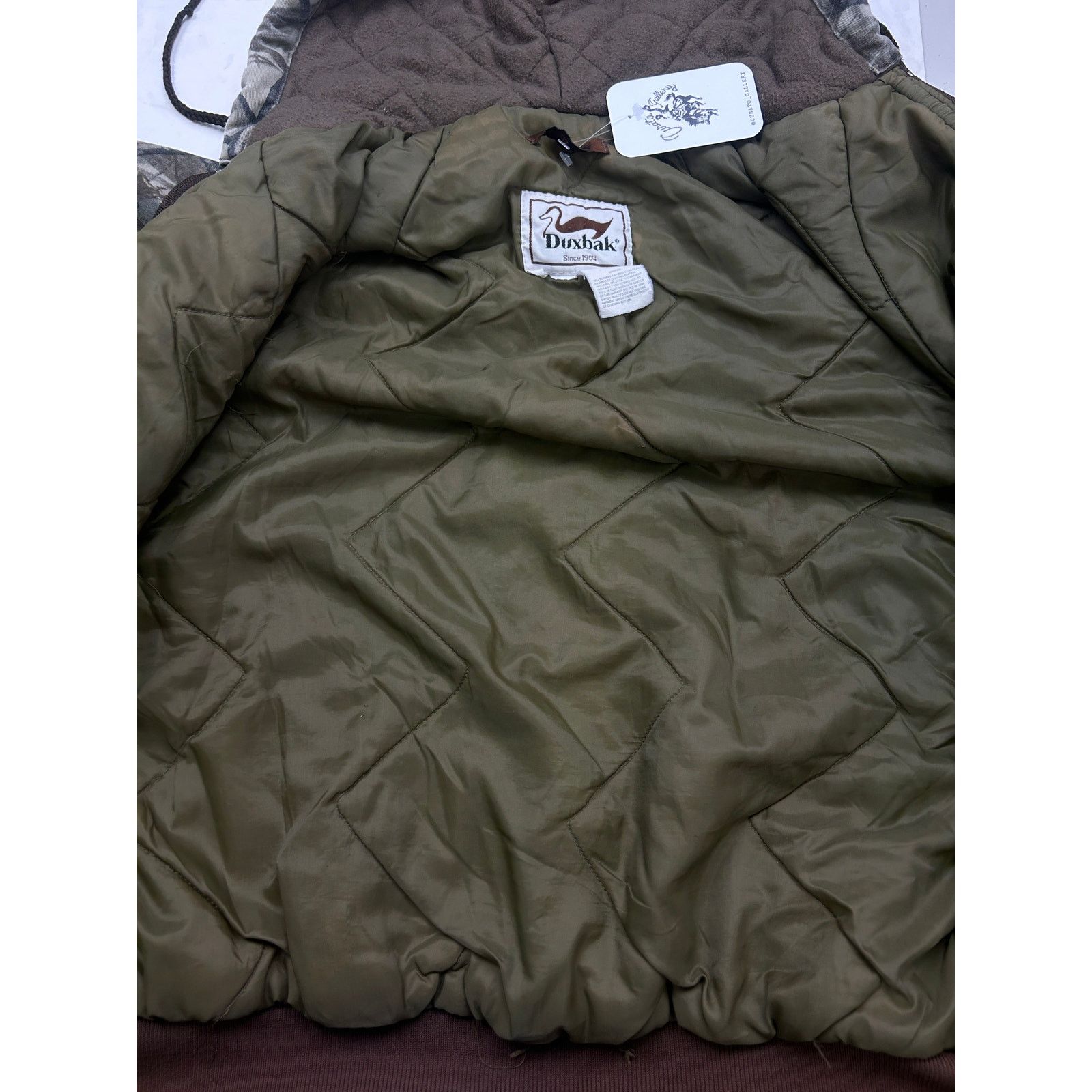 Vintage Vintage 90s Duxbak Real Tree Hardwoods Camp Insulated S Size US S / EU 44-46 / 1 - 4 Thumbnail